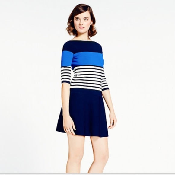 Kate Spade Scuba Stripe Dress Size Small - Picture 2 of 4